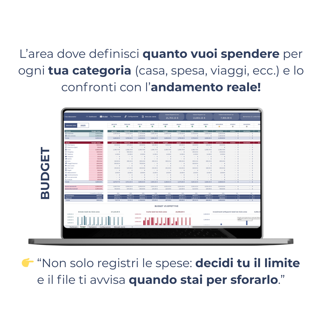 Template Il Mio Bilancio + ebook