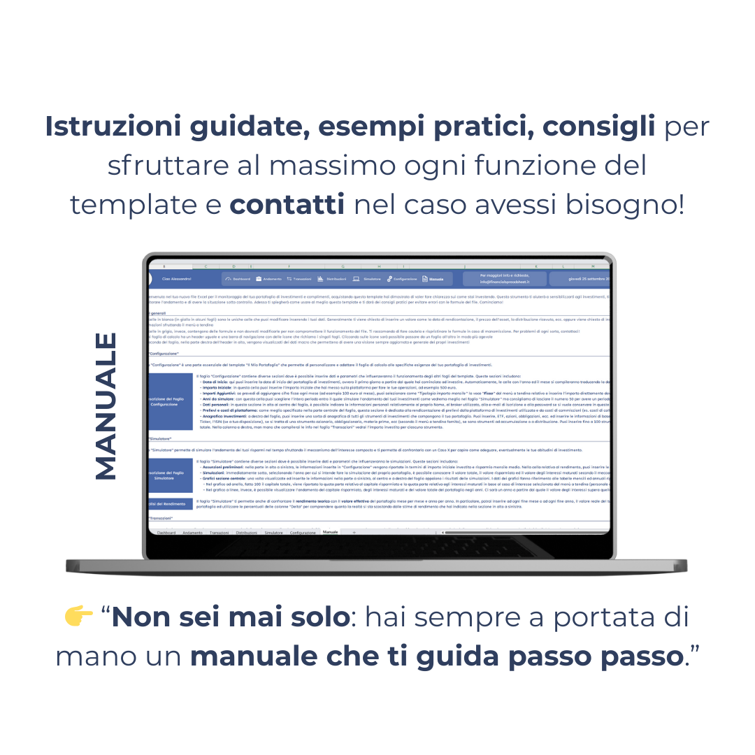 Template Il Mio Portafoglio + ebook