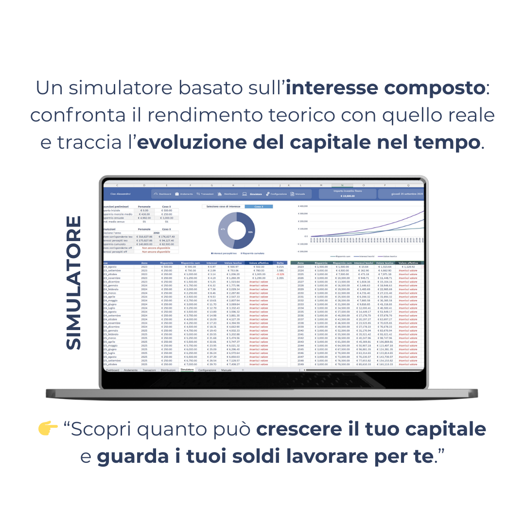 Template Il Mio Portafoglio + ebook