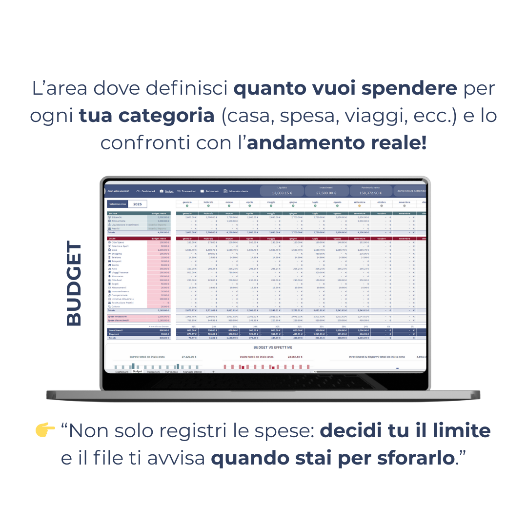 Template Il Mio Patrimonio + ebook