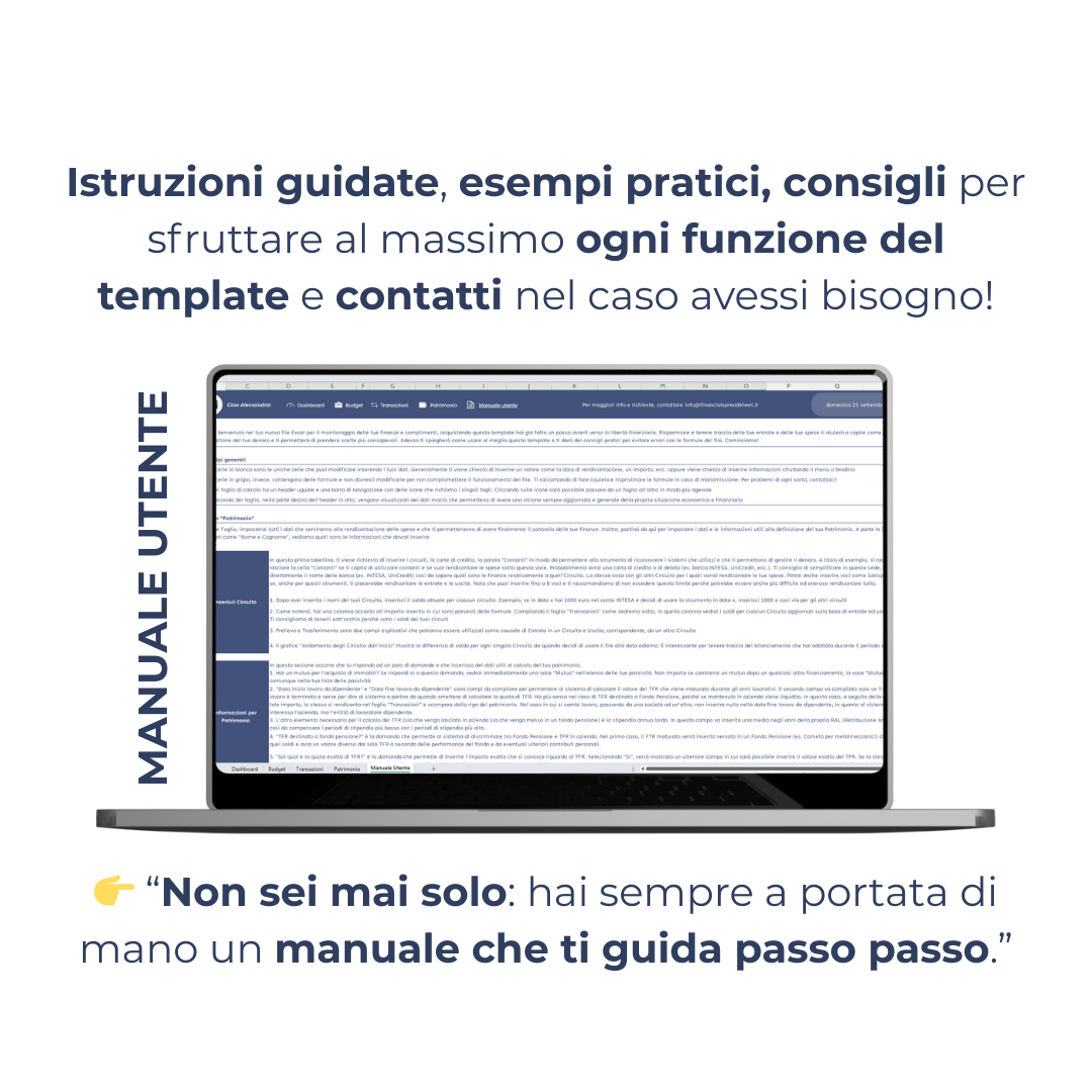 Template Il Mio Patrimonio + ebook